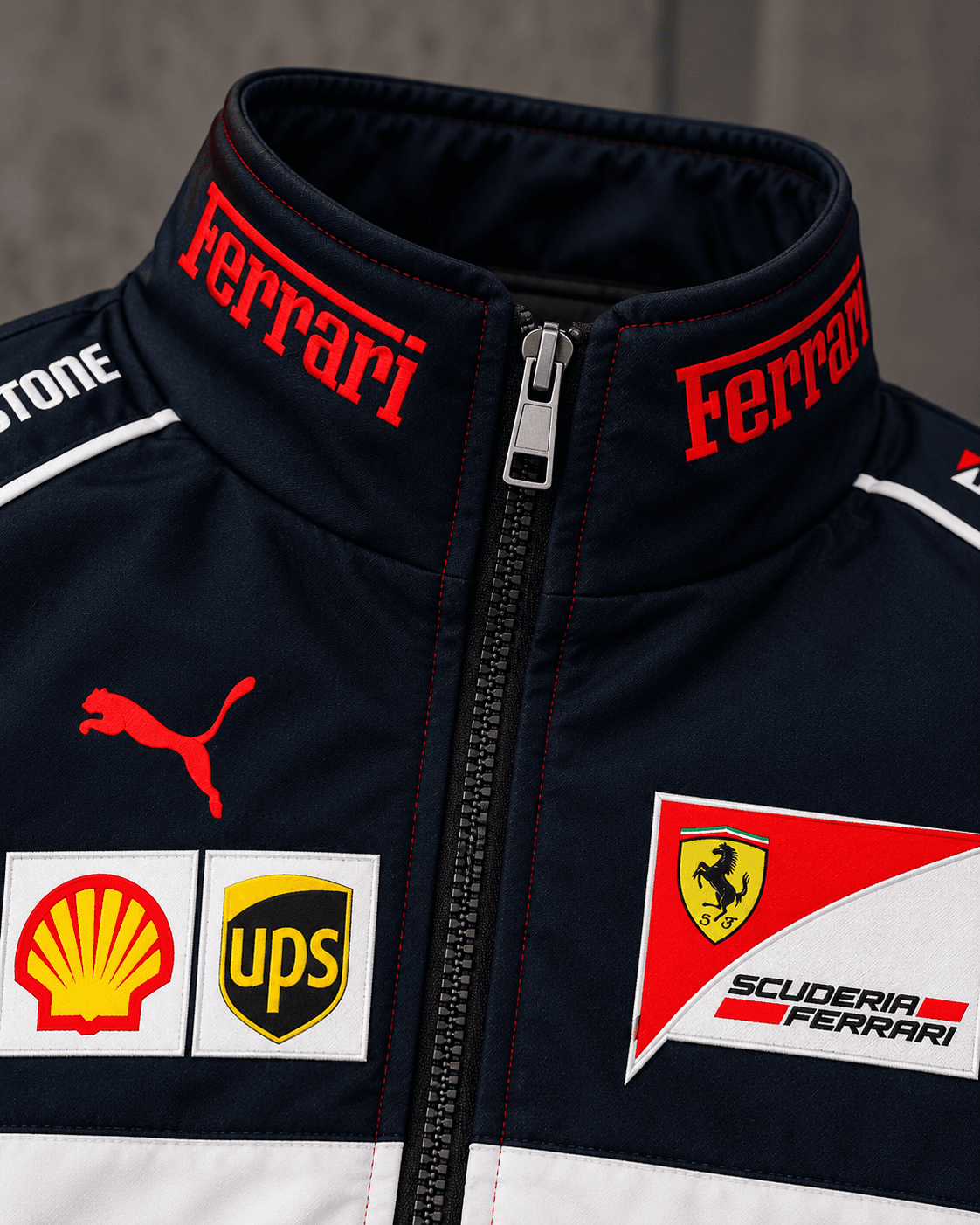 Ferrari F1 Heritage Racing Jacket – Red | TARUM STUDIO