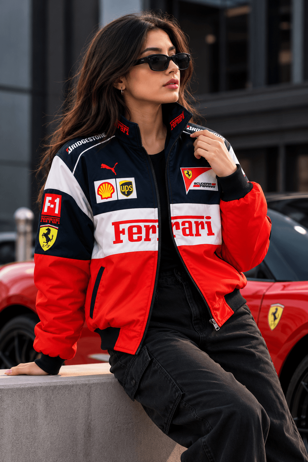 Ferrari F1 Heritage Racing Jacket – Red | TARUM STUDIO
