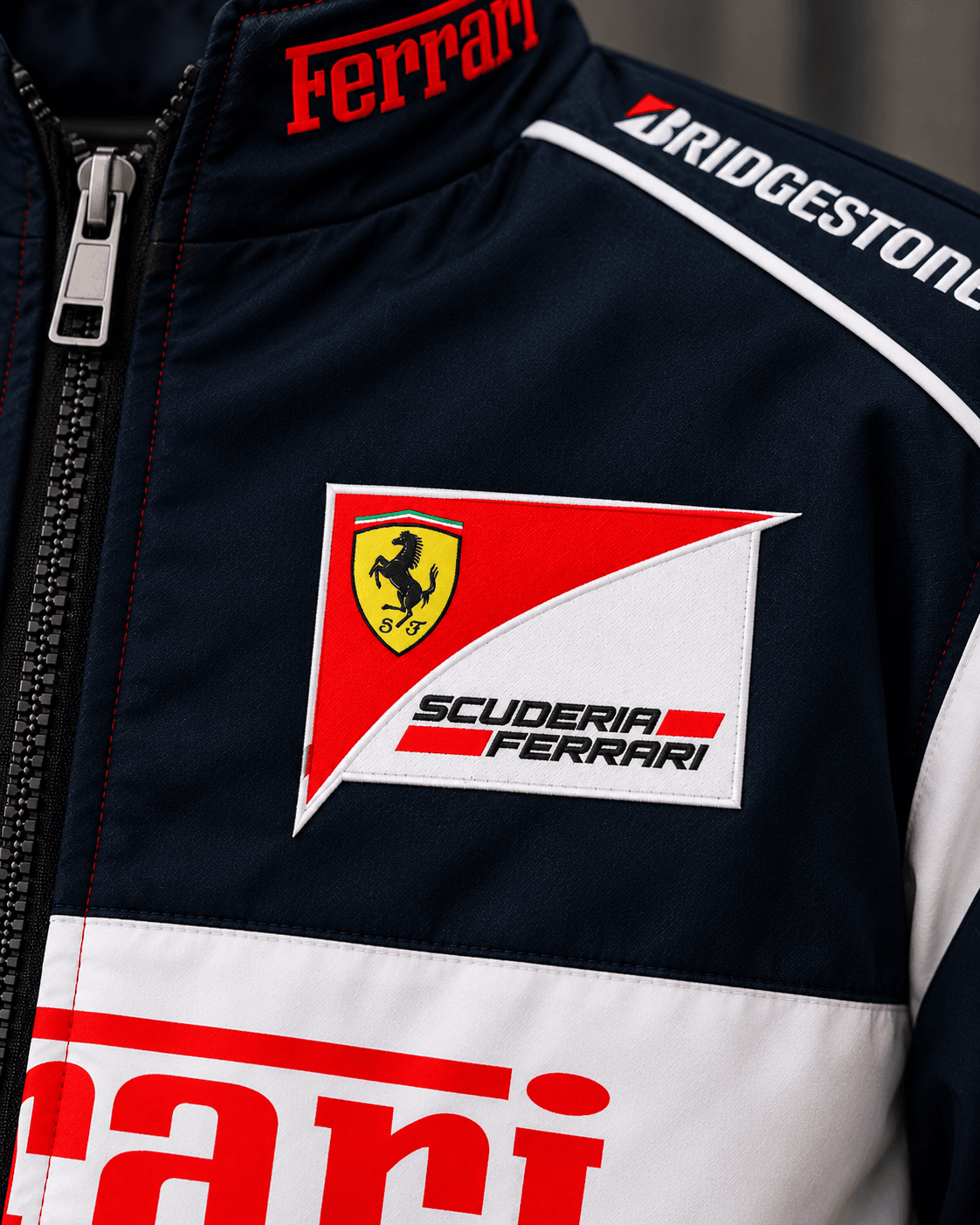 Ferrari F1 Heritage Racing Jacket – Red | TARUM STUDIO