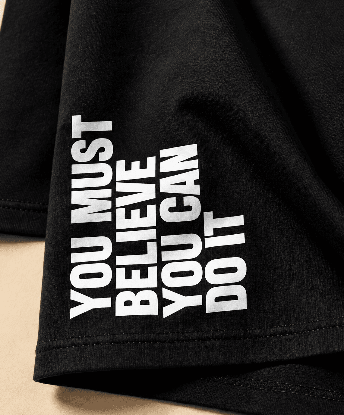 You Must Believe Graphic Oversized T-Shirt