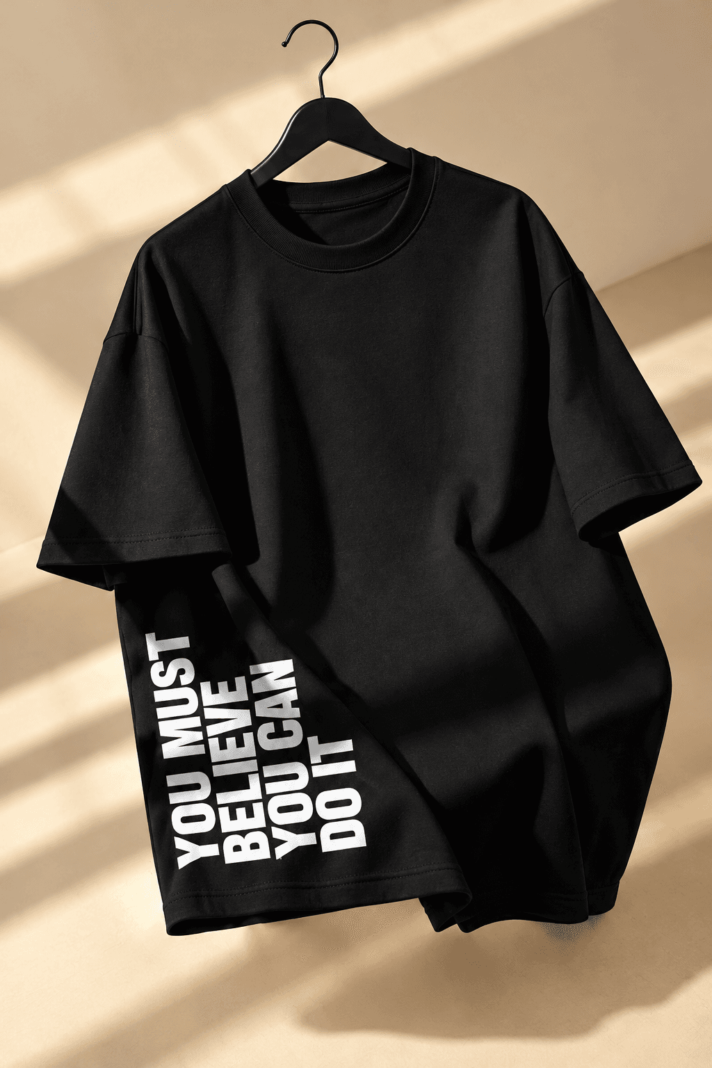 You Must Believe Graphic Oversized T-Shirt