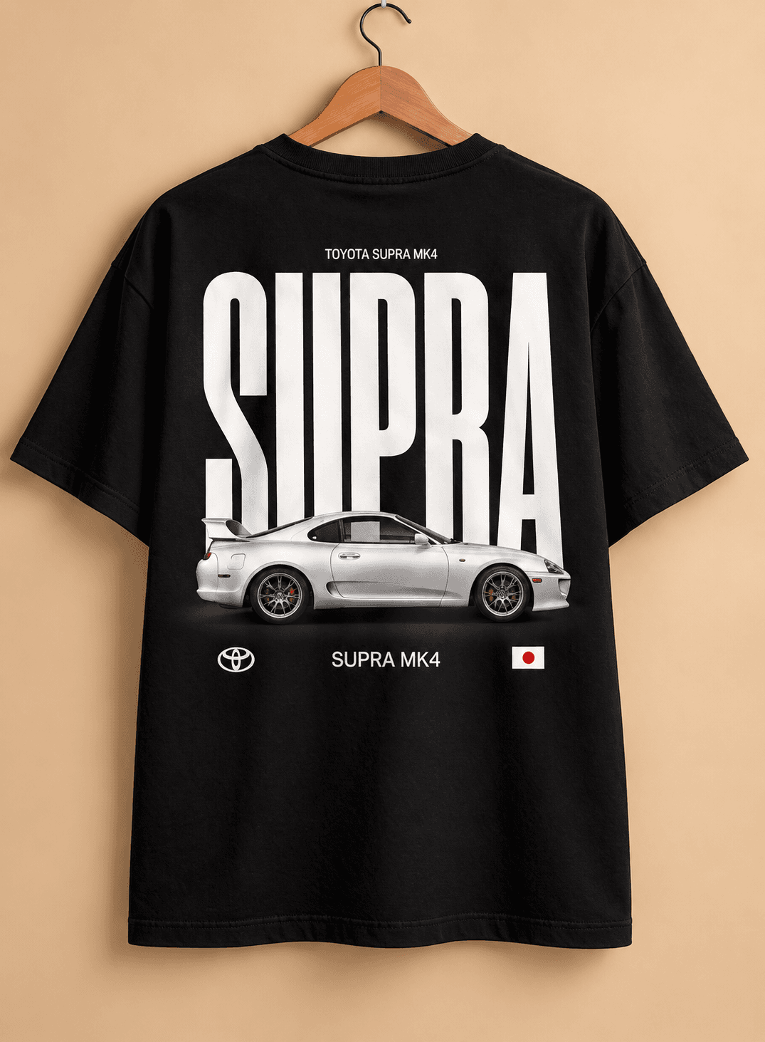 Toyota Supra MK4 Graphic Oversized T-Shirt