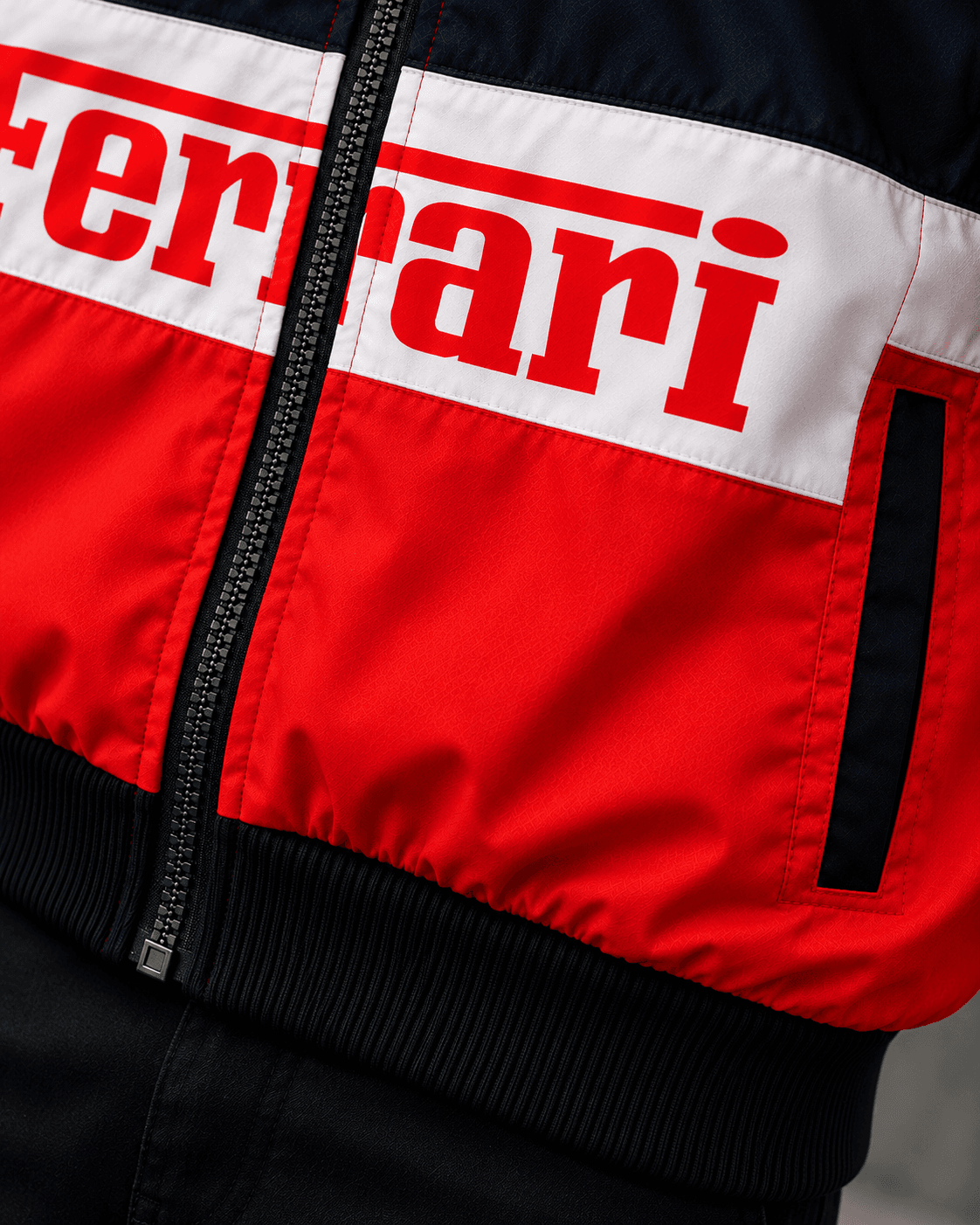 Ferrari F1 Heritage Racing Jacket – Red | TARUM STUDIO