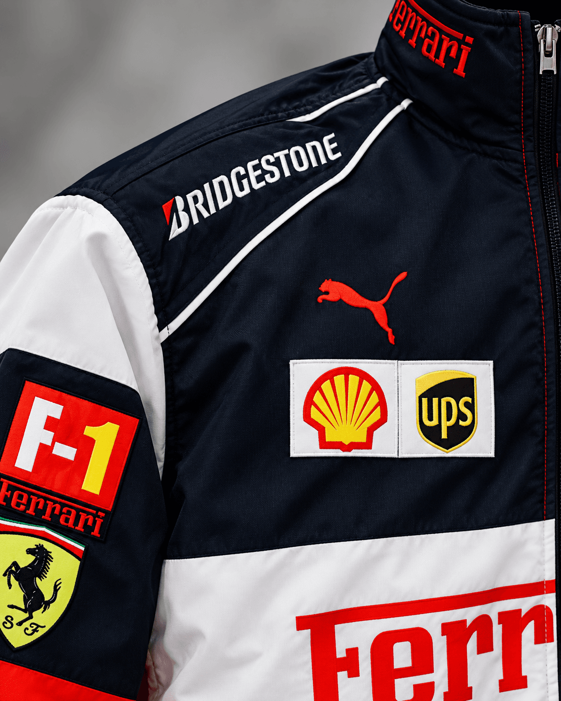 Ferrari F1 Heritage Racing Jacket – Red | TARUM STUDIO