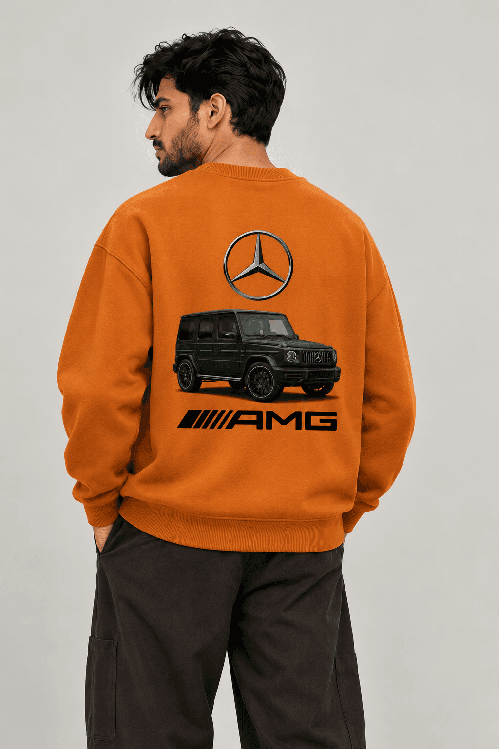 Mercedes-Benz G-Class AMG Heavyweight Sweatshirt – Burnt Orange