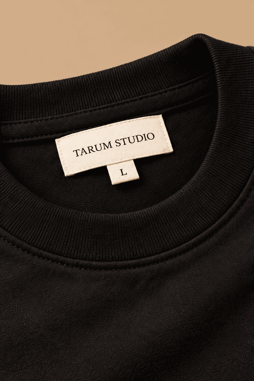 Ornamental Hem Graphic Oversized T-Shirt