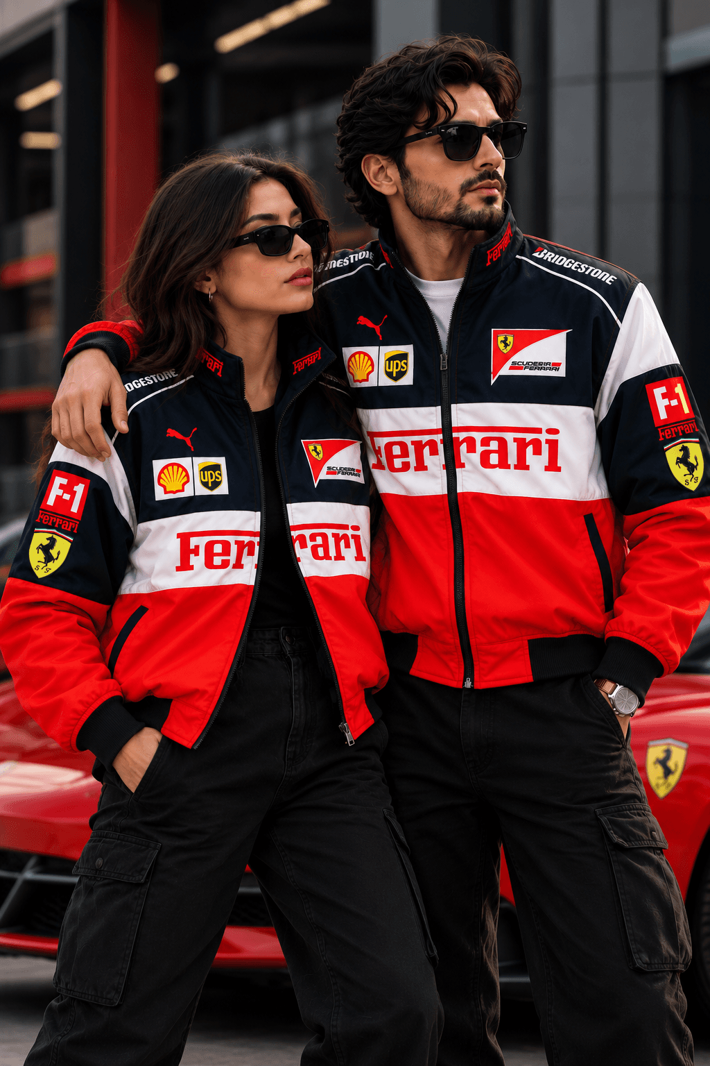 Ferrari F1 Heritage Racing Jacket – Red | TARUM STUDIO
