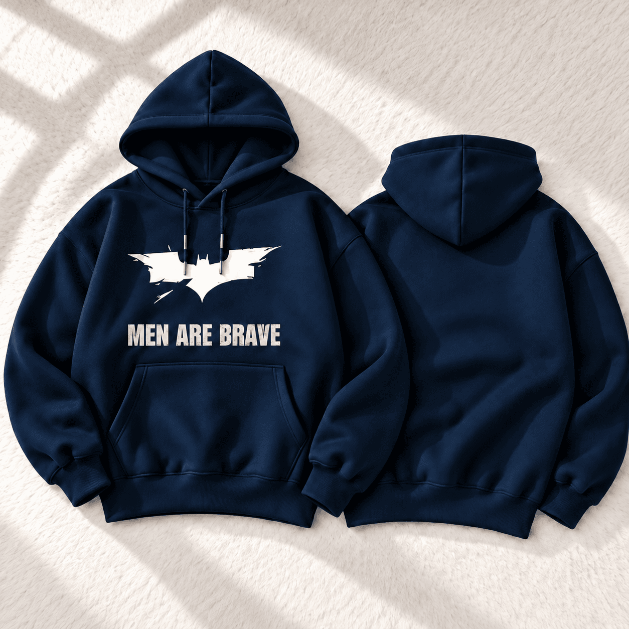Men Are Brave Graphic Heavyweight Hoodie – TARUM STUDIO