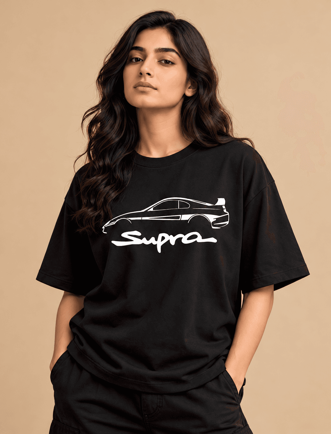 Toyota Supra MK4 Graphic Oversized T-Shirt