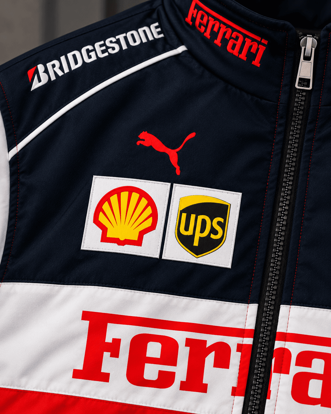 Ferrari F1 Heritage Racing Jacket – Red | TARUM STUDIO