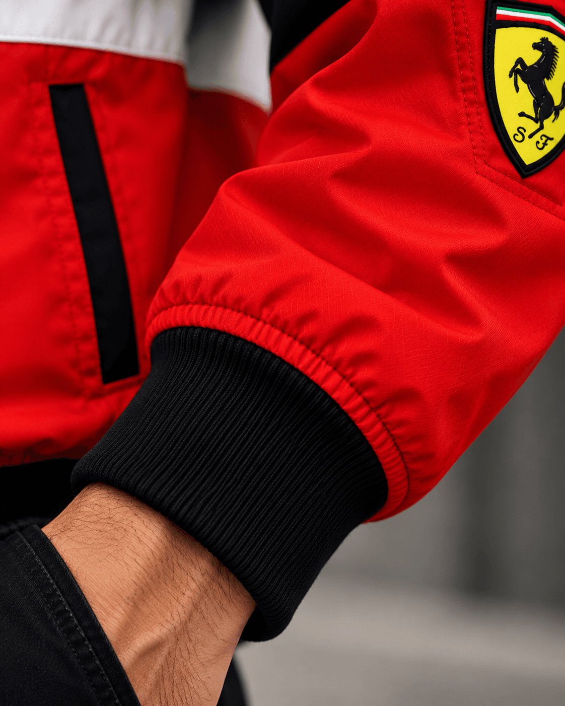Ferrari F1 Heritage Racing Jacket – Red | TARUM STUDIO