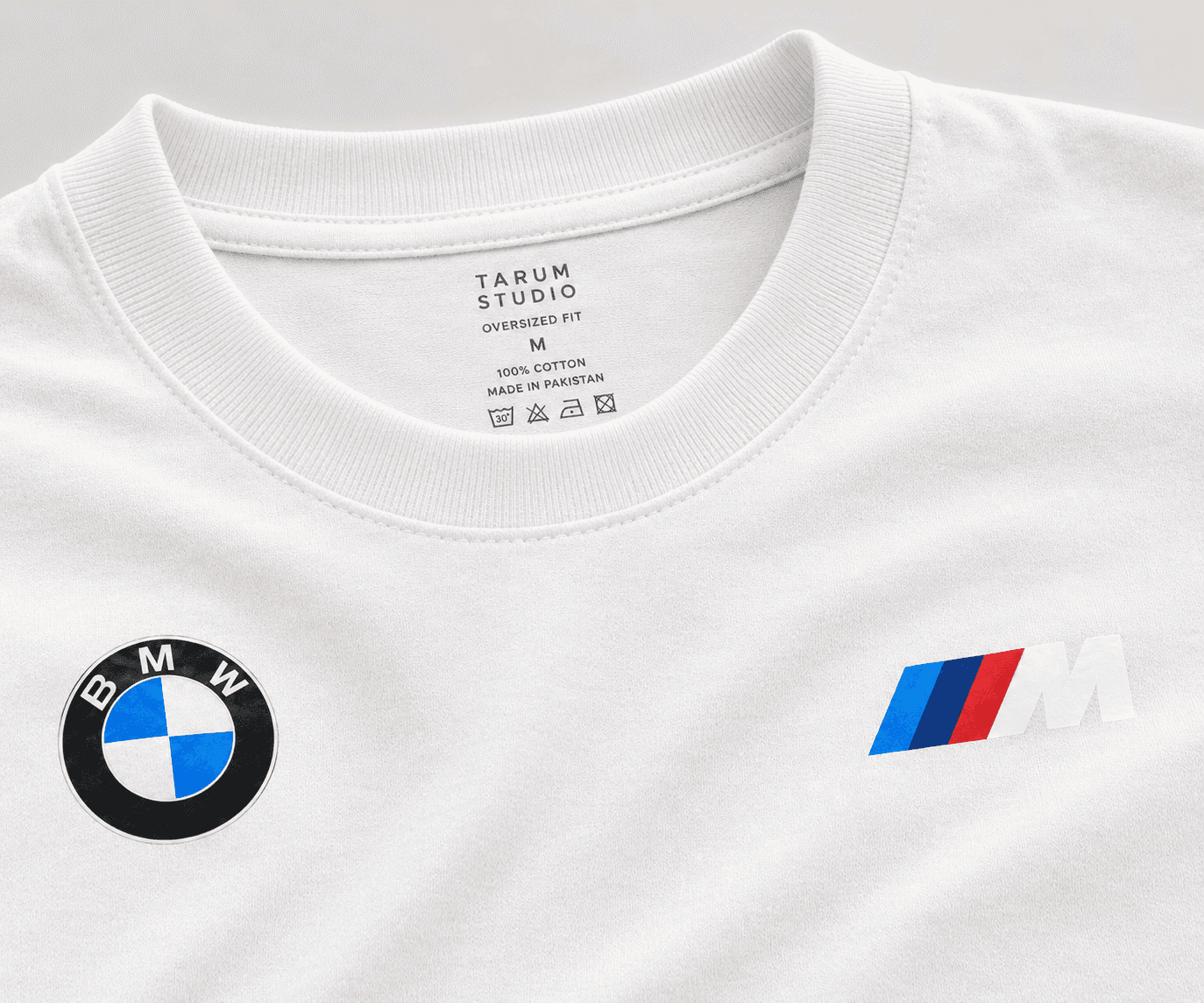 BMW M Graphic Oversized T-Shirt – White