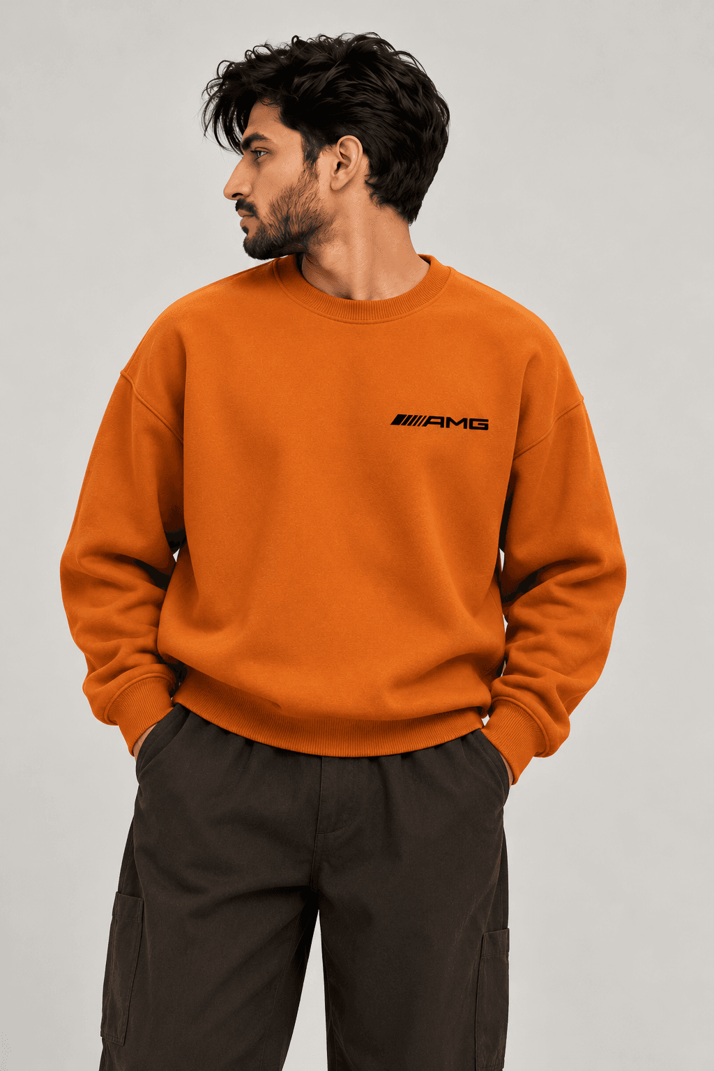 Mercedes-Benz G-Class AMG Heavyweight Sweatshirt – Burnt Orange