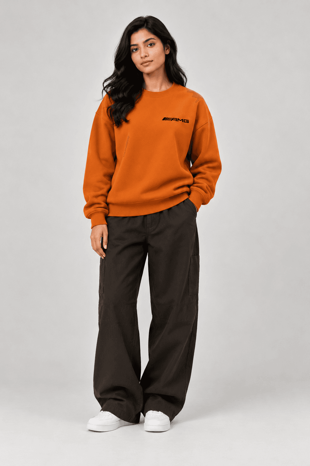 Mercedes-Benz G-Class AMG Heavyweight Sweatshirt – Burnt Orange