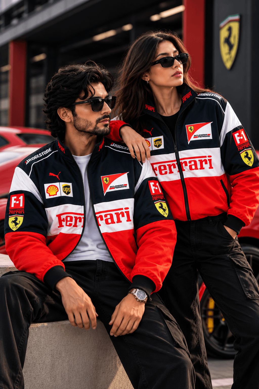 Ferrari F1 Heritage Racing Jacket – Red | TARUM STUDIO