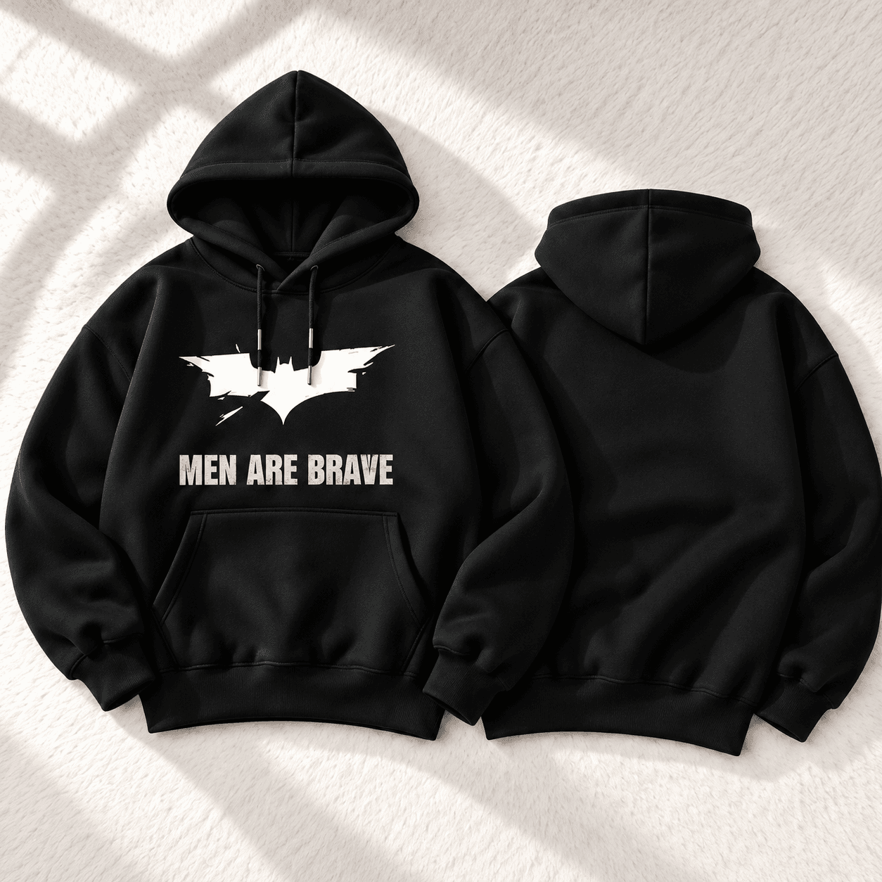 Men Are Brave Graphic Heavyweight Hoodie – TARUM STUDIO