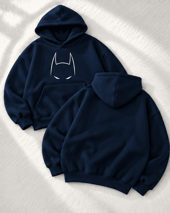 Dark Knight Graphic Oversized Hoodie