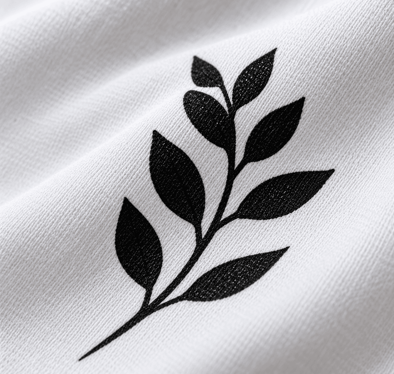 Minimal Botanical Graphic Sweatshirt