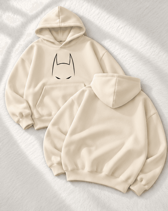 Dark Knight Graphic Oversized Hoodie